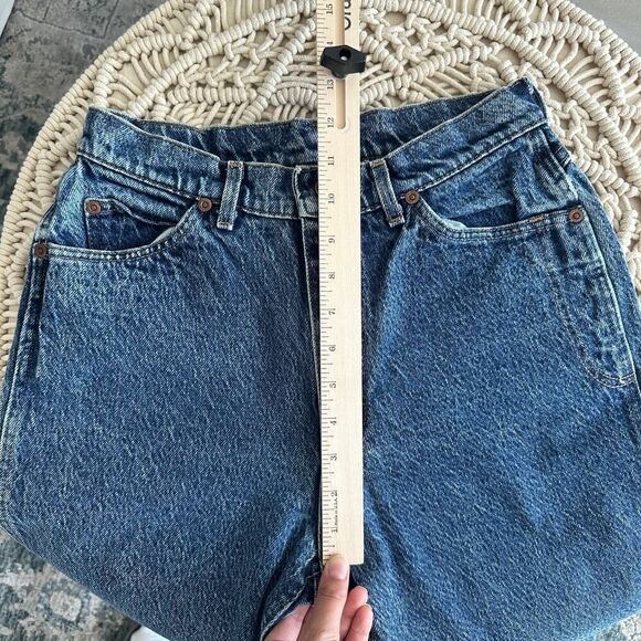 Vintage Lee Jeans Womens 26 Waist High Waist Mom Acid Wash - Picture 8 of 13